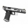 ABZAV|Hi-Capa 6 Force A Silver Barrel Full Metal GBB Dual Tone WE