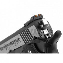 ABZAV|Hi-Capa 6 Force A Silver Barrel Full Metal GBB Dual Tone WE