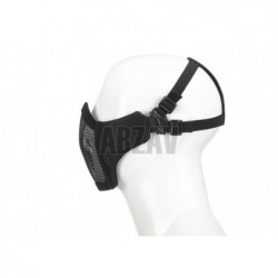 ABZAV|Mk.II Steel Half Face Mask Black Invader Gear