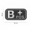 ABZAV|Bloodtype Rubber Patch B Pos SWAT JTG