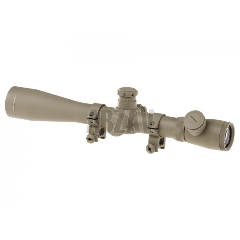 ABZAV|3.5-10x40E-SF Sniper Rifle Scope Desert Aim-O