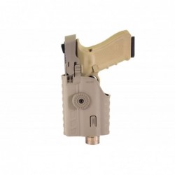 ABZAV|Holster Ridg G17 And Lamp Tan Nuprol