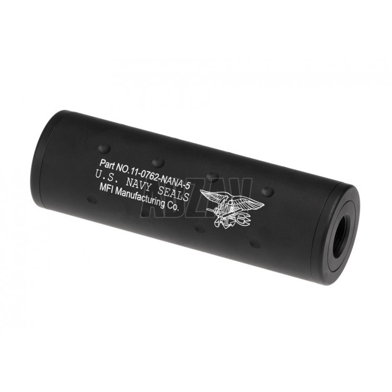 ABZAV|107mm Navy Seals Silencer CW/CCW Black FMA
