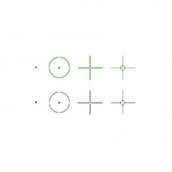 ABZAV|4 reticles red / green dot Reflex sight Black Lancer Tactical
