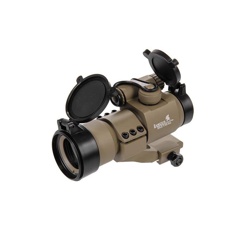 ABZAV|Scope Red and Green Dot with Cantilever Mount Tan Lancer Tactical ABZAV|Scope Red and Green Dot with Cantilever Mount Tan Lancer Tactical