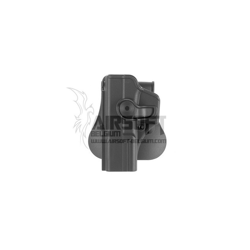 ABZAV|Roto Paddle Holster Glock 17 Left Black  IMI Defense