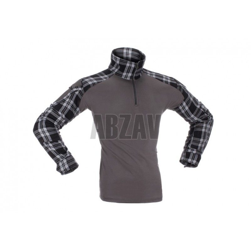 ABZAV|Flannel Combat Shirt Black L Invader Gear