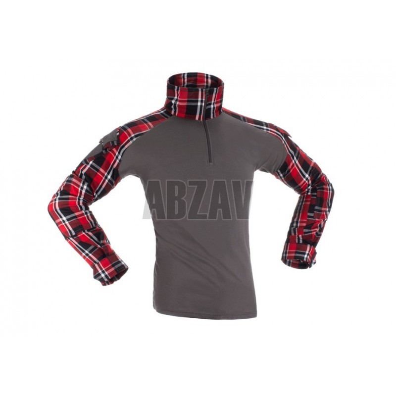 ABZAV|Flannel Combat Shirt Red M Invader Gear